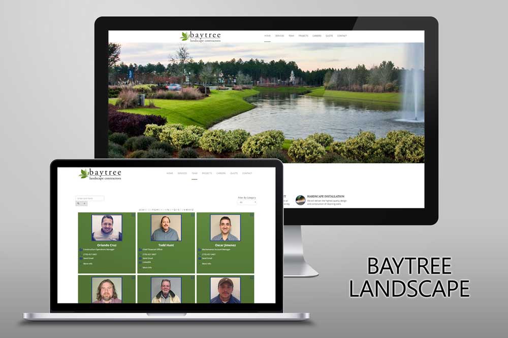 Baytree Landscape Website
